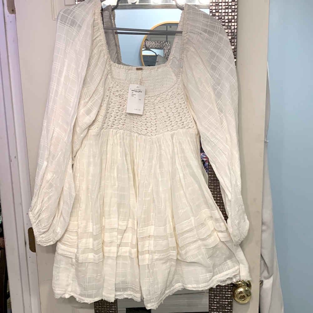 Free people Ari long sleeve minidress